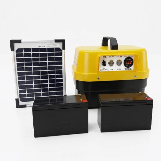 Pastor Eléctrico 5000X Solar 5,0 Julios + Painel Solar - 30Km
