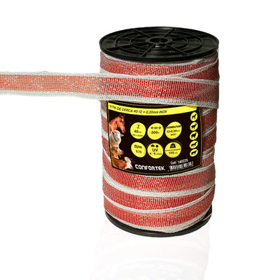 Cinta de 40mm 12 conductores inoxidable (200m) - PECFARM