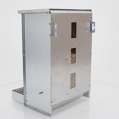 Comedero para aves 2 orificios e indicador de nivel - PECFARM