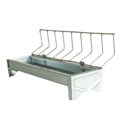 Comedero para pollitos con rejilla galvanizado - 30 cm - PECFARM