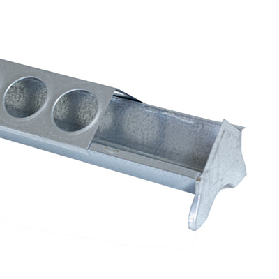 Comedero galvanizado para pollitos - 50 cm - PECFARM
