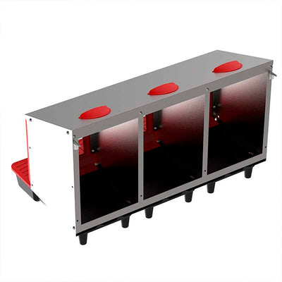 Nido de gallinas 3 Departamento con patas Platinium - PECFARM