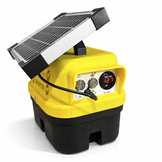 Pastor Eléctrico 2500X Solar 2,5 Julios + panel solar - 12Km