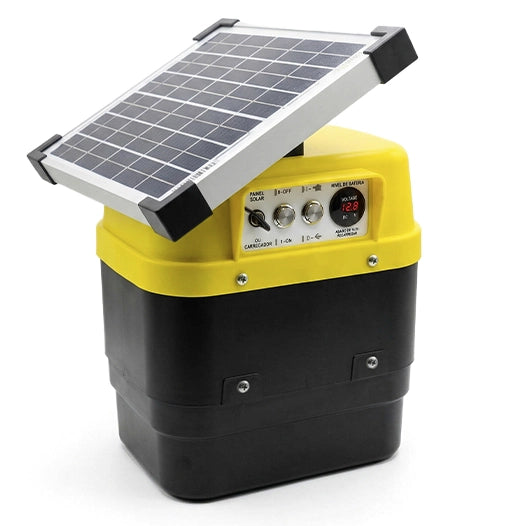 Pastor Elétrico 6000X Solar 6,0 Julios + Painel 10W