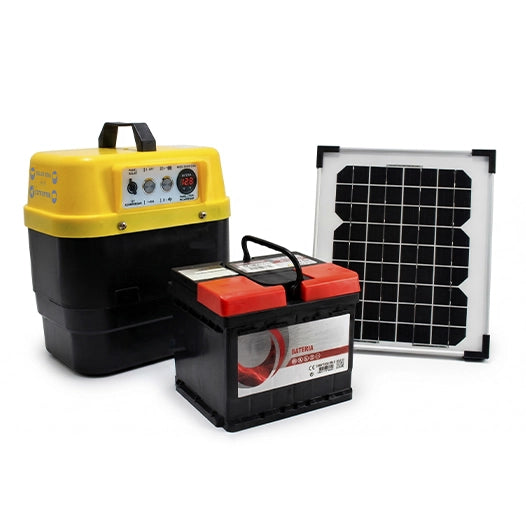 Pastor Elétrico 6000X Solar 6,0 Julios + Painel 10W