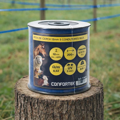 Cinta Basic Blue de 12mm 5 conductores inoxidable (200m)