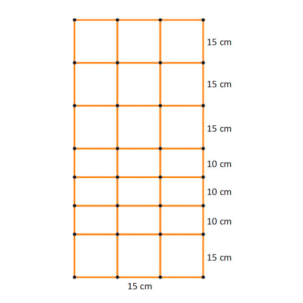 Malla para cercado eléctrico de 90cm de altura (50m)