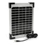 Panel solar 12V-5W para vallas Confortek "X" (nuevo conector jack)